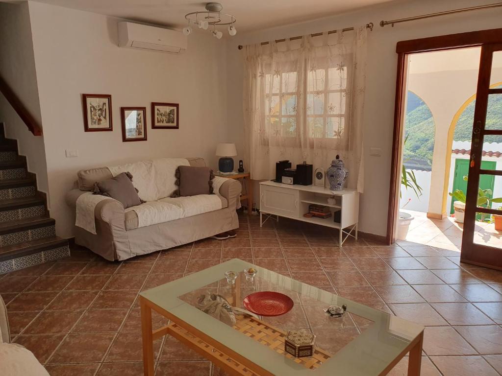 Posezení v ubytování Casa Panchita -Maravillosas vistas al mar y montaña