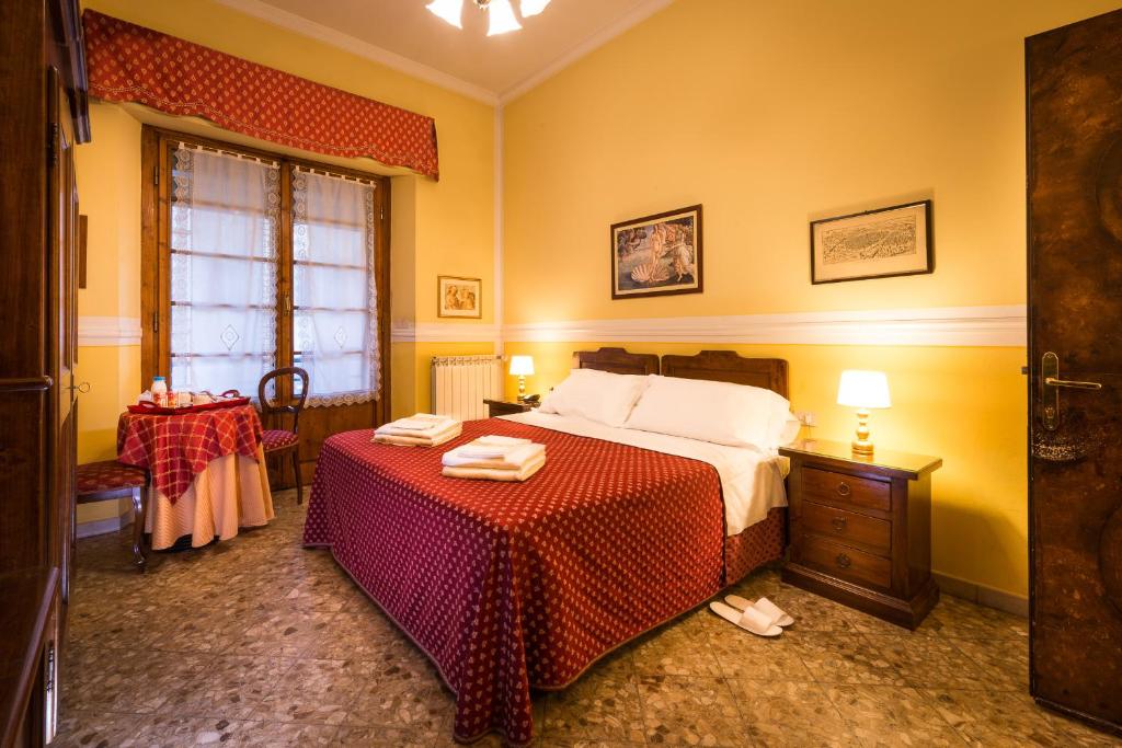 Posteľ alebo postele v izbe v ubytovaní B&B Old Florence Inn
