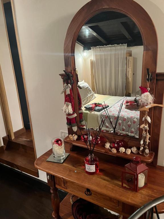 Postel nebo postele na pokoji v ubytování IL PICCOLO PARADISO