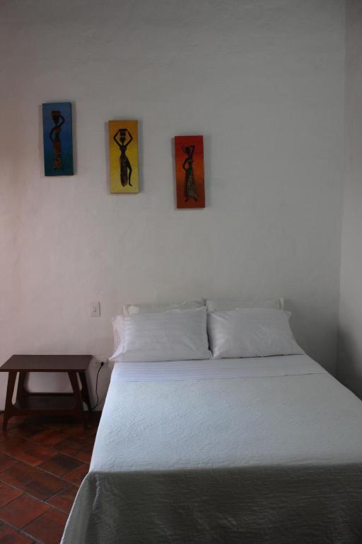 Postel nebo postele na pokoji v ubytování Casa Turistica Barichara