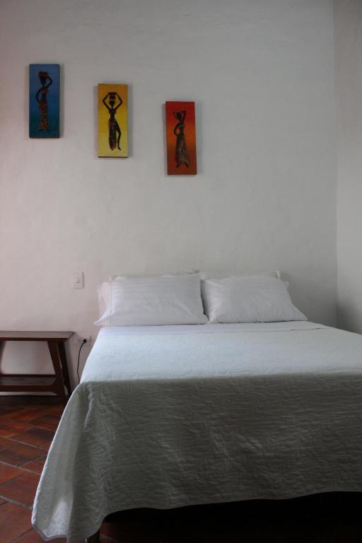 Postel nebo postele na pokoji v ubytování Casa Turistica Barichara
