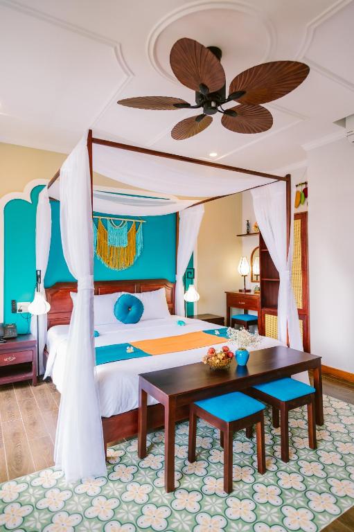 Posezení v ubytování De'Colore Villa Hoi An