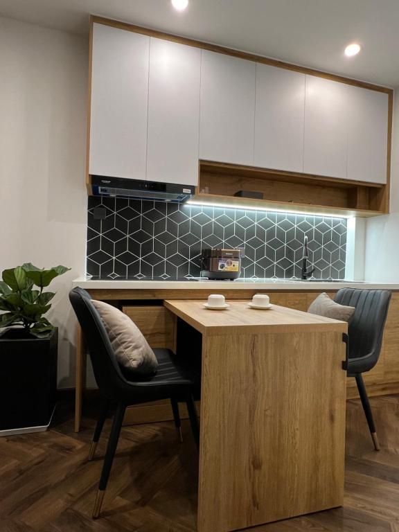 Nhà bếp/bếp nhỏ tại LE CIMENT - Apartment Hotel