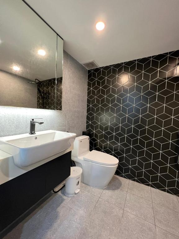 Phòng tắm tại LE CIMENT - Apartment Hotel