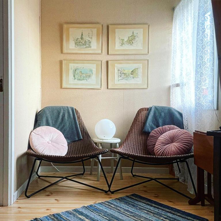 Posezení v ubytování Klefstad gård