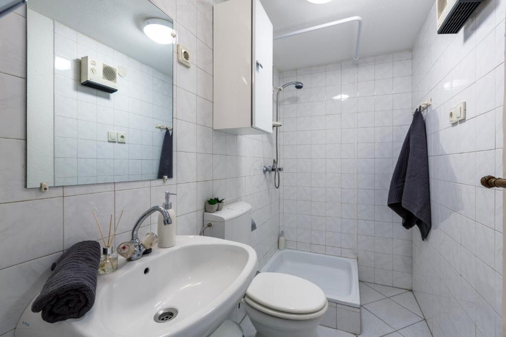 Kúpeľňa v ubytovaní Downtown Apartment in the Heart of Budapest