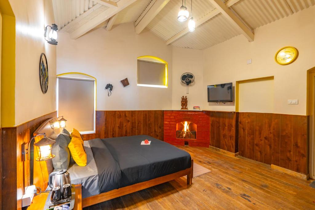 TV a/nebo společenská místnost v ubytování The Hosteller Ooty