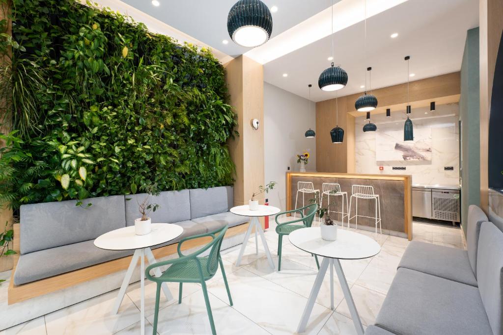 Posezení v ubytování Enattica Suites