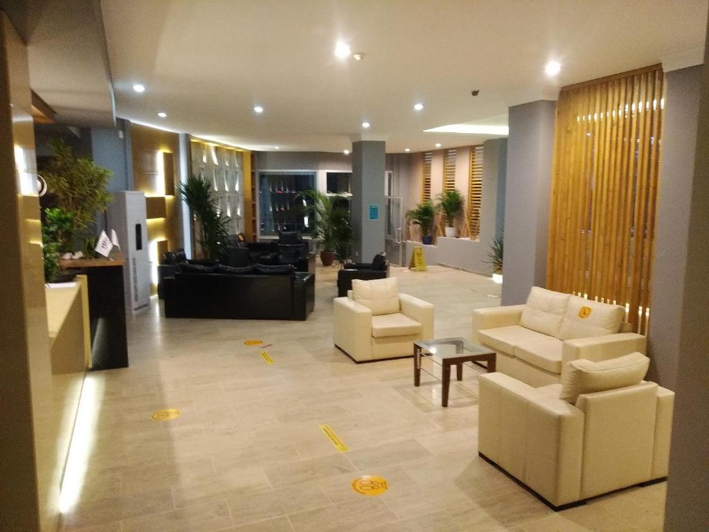 Posezení v ubytování MARBAS SELECT BEACH , Adult Only 14 Plus