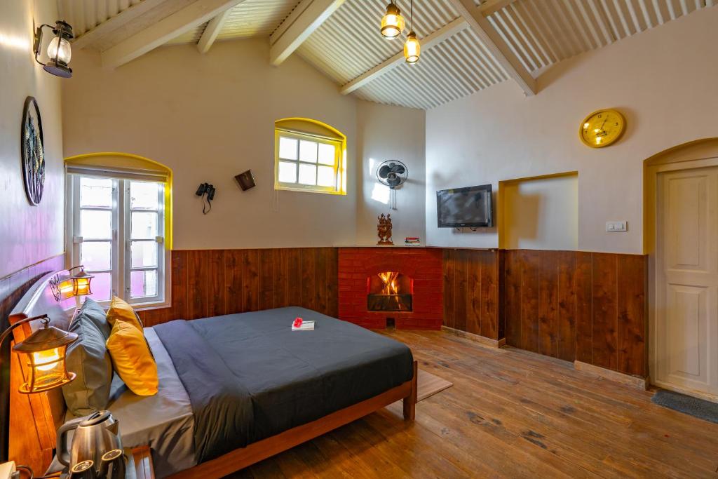 TV a/nebo společenská místnost v ubytování The Hosteller Ooty