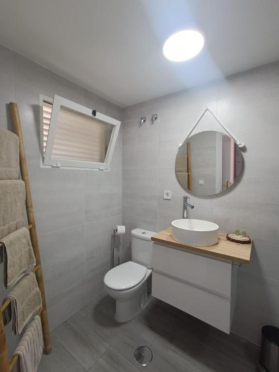A bathroom at JR apartment albir