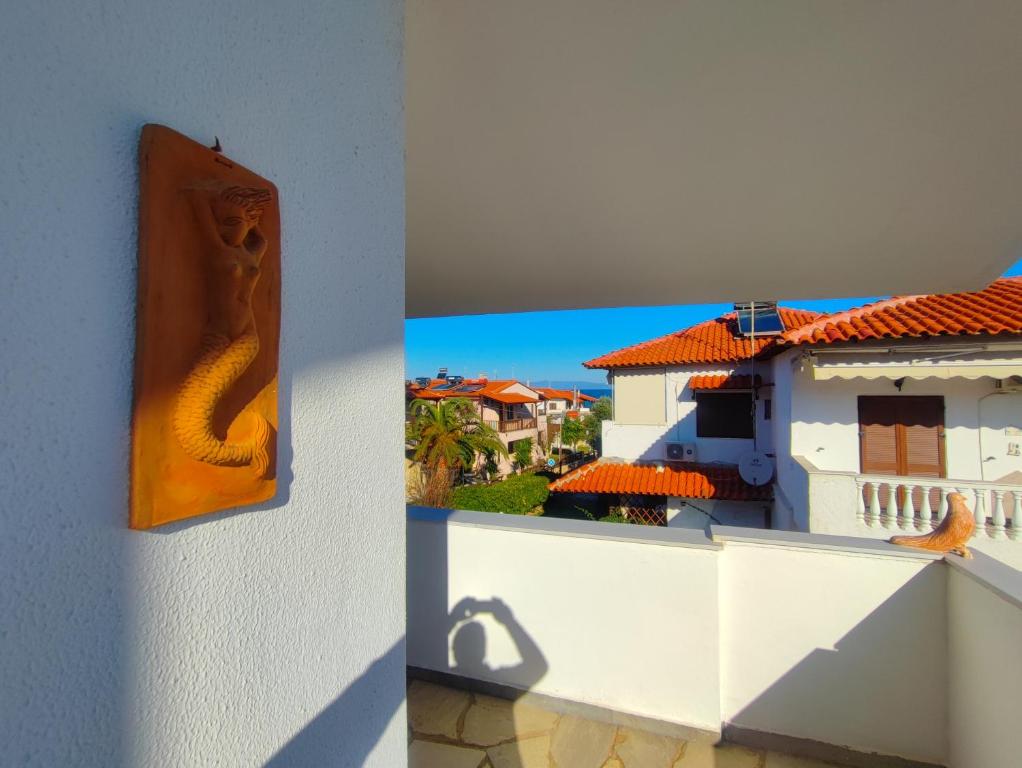 Balkón alebo terasa v ubytovaní Traditional lux mezonete