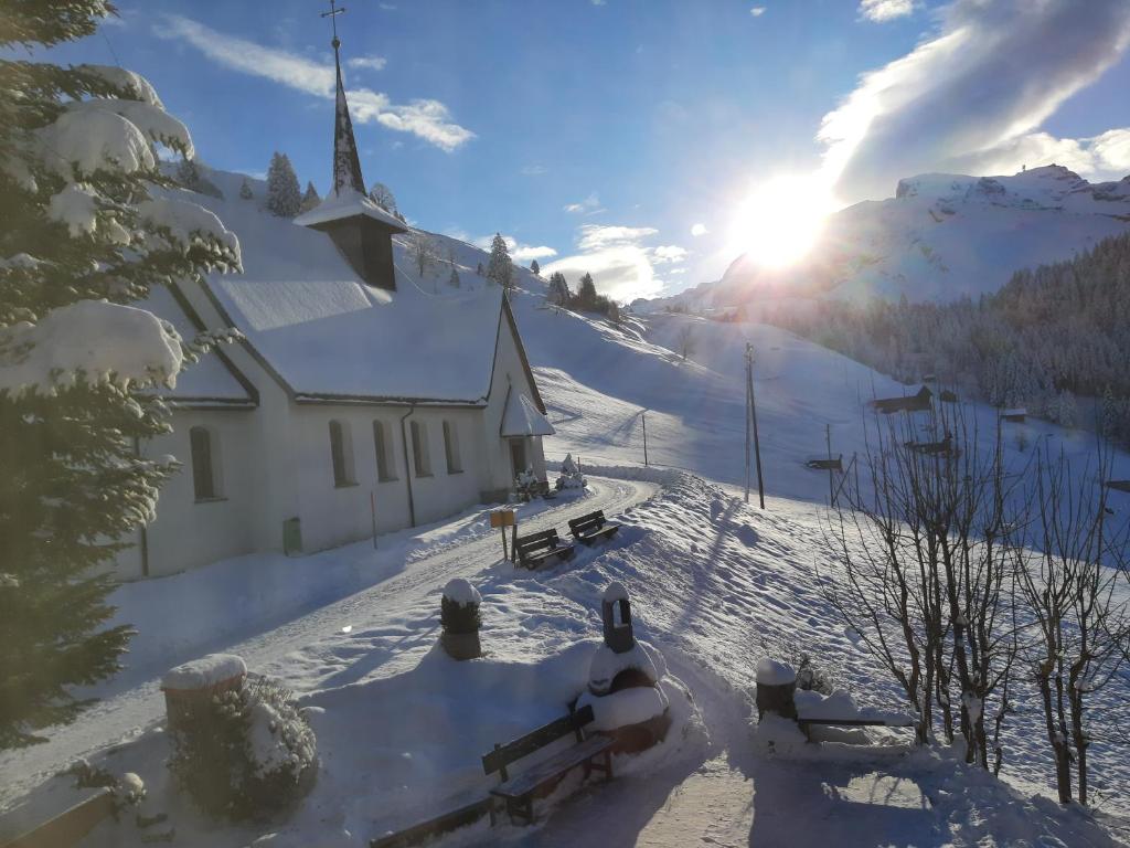 Gasthaus Schwand v zimě