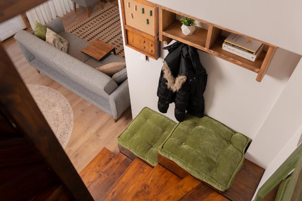 Posezení v ubytování Abant Cozy Homes