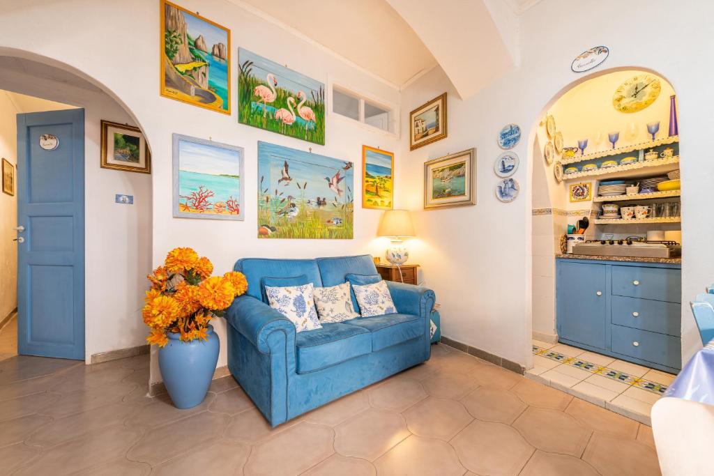 Kuchyň nebo kuchyňský kout v ubytování Casa San Fruttuoso
