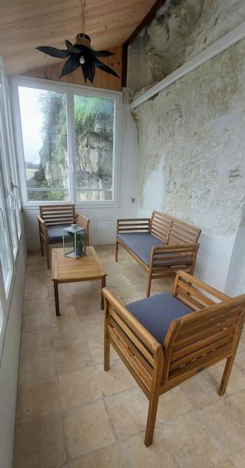Posedenie v ubytovaní Troglo entre Caves et Châteaux