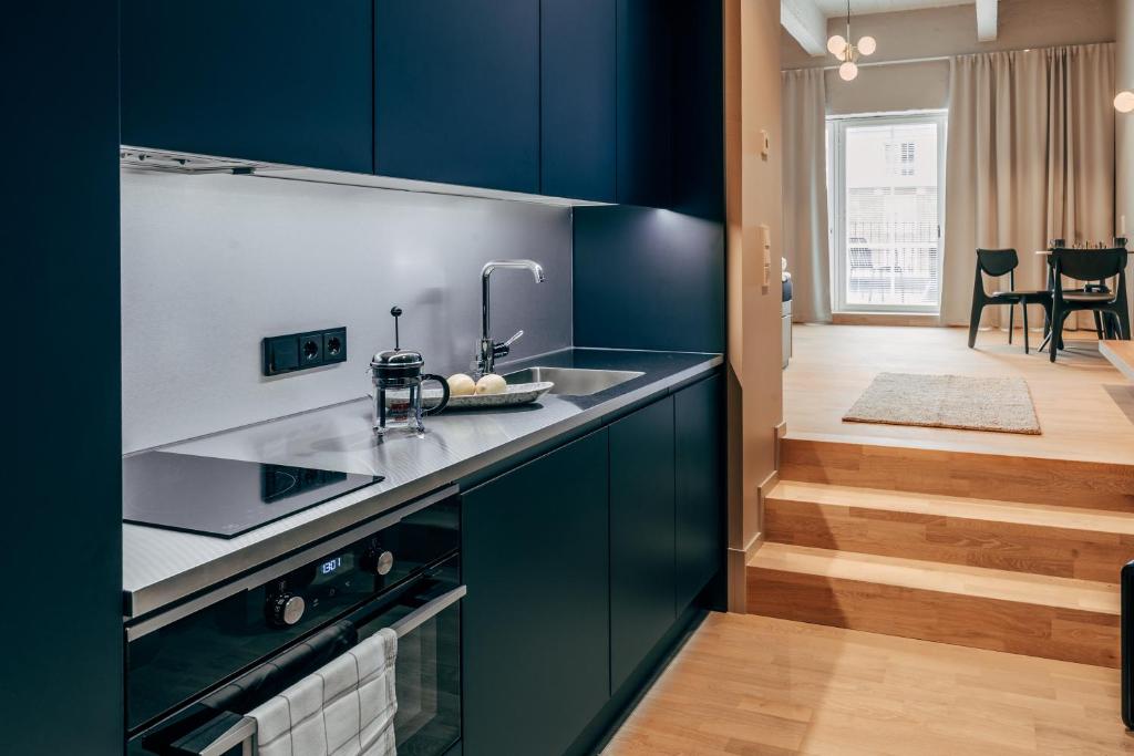 Cucina o angolo cottura di Unity Tampere - A Studio Hotel