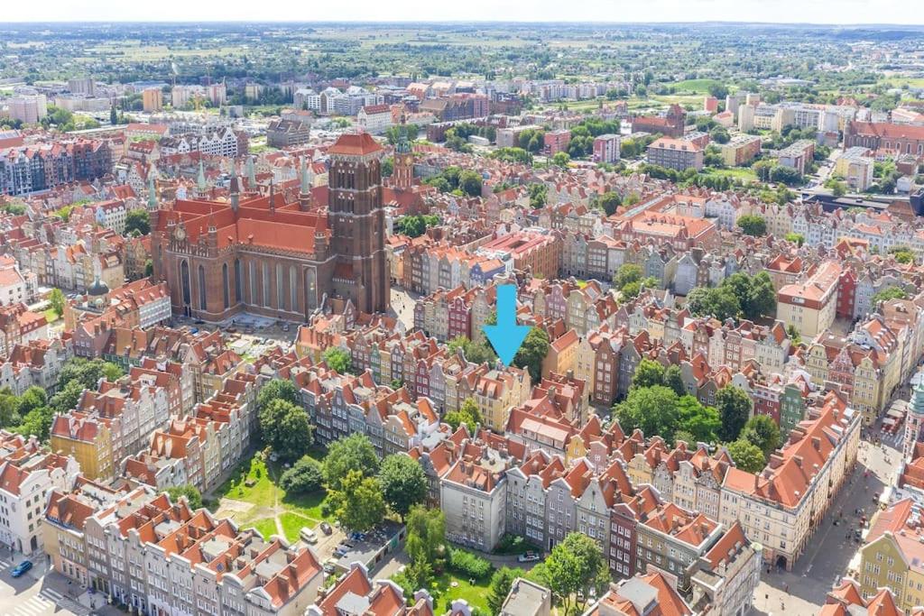 Výhľad na mesto Gdansk alebo výhľad na mesto priamo z apartmánu