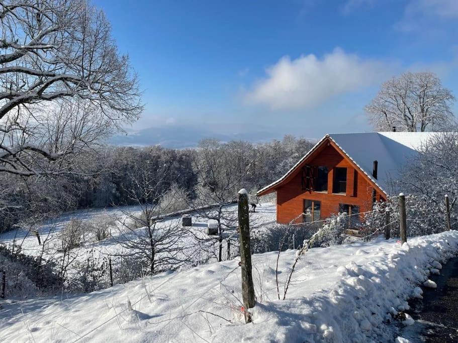 Wunderschönes Gästehaus mit grandioser Aussicht v zimě