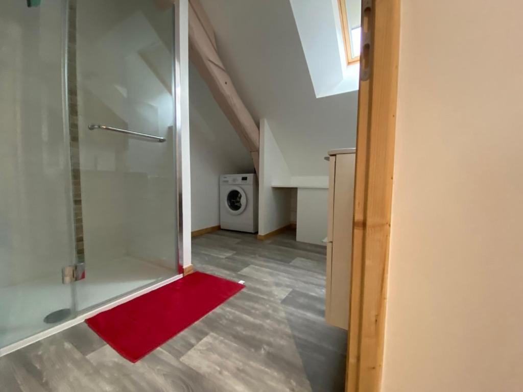 Kúpeľňa v ubytovaní Le cosy de la vologne