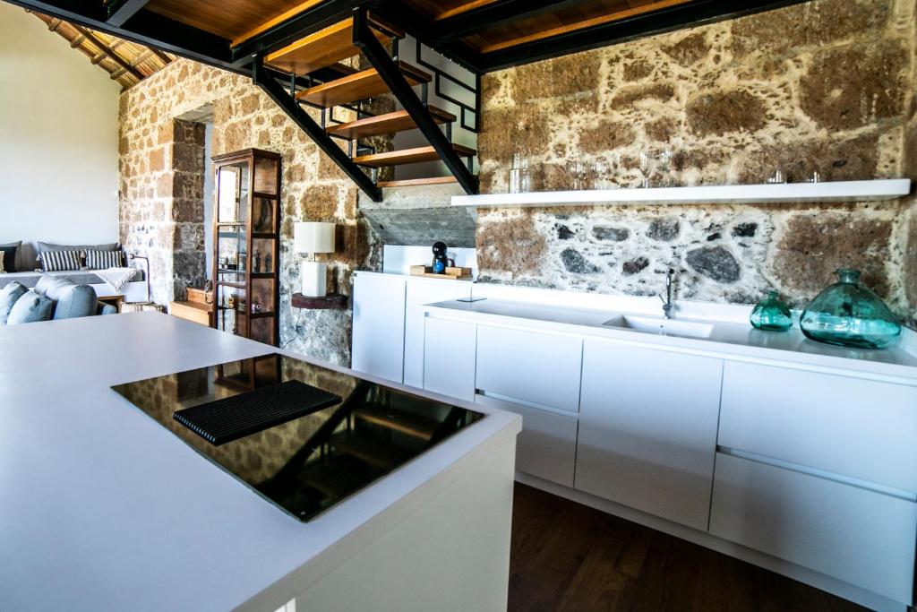 Kuchyň nebo kuchyňský kout v ubytování Finca La Suerte Grande