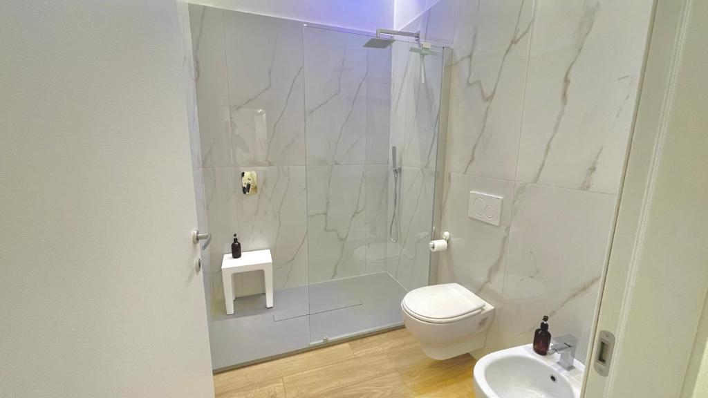 Koupelna v ubytování Casa Manzoni Deluxe MXP Town Center