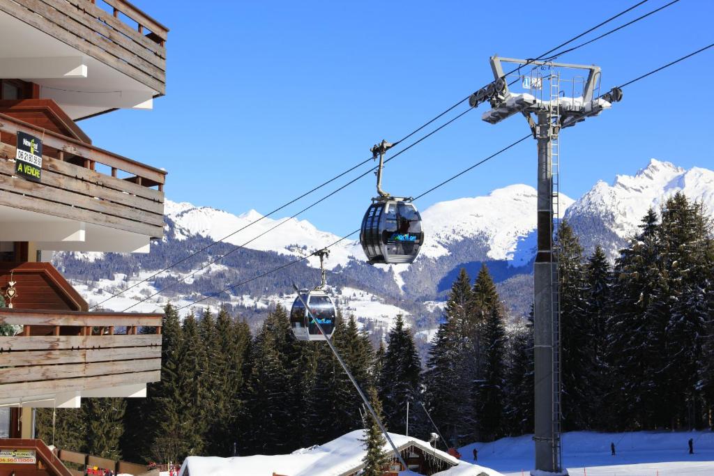 Grand Morillon-309 Appart vue pistes- 5 pers v zimě