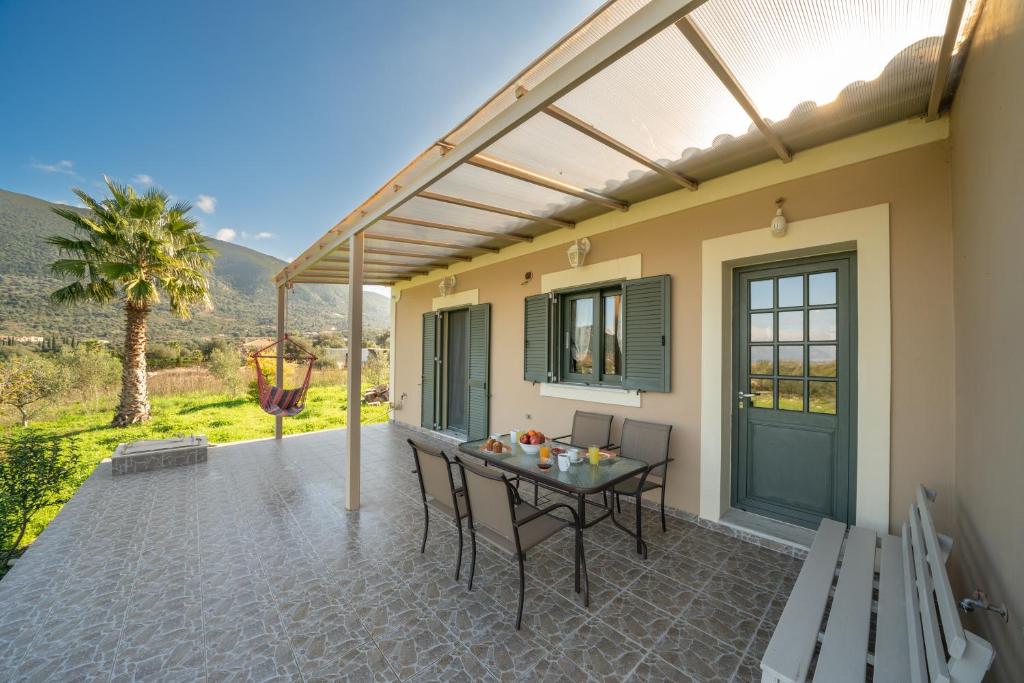 Balkón nebo terasa v ubytování Meleva Home