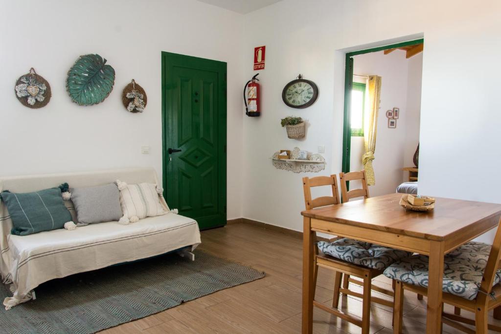 Posezení v ubytování Casa Nami