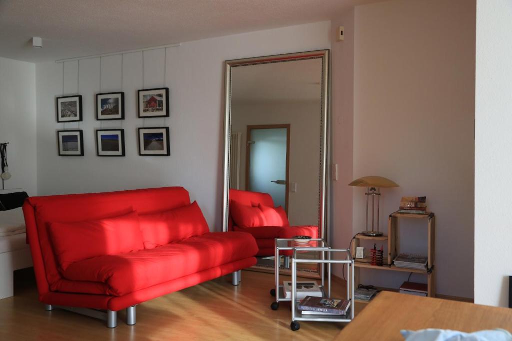 Posezení v ubytování apartment-S Sonnenrain