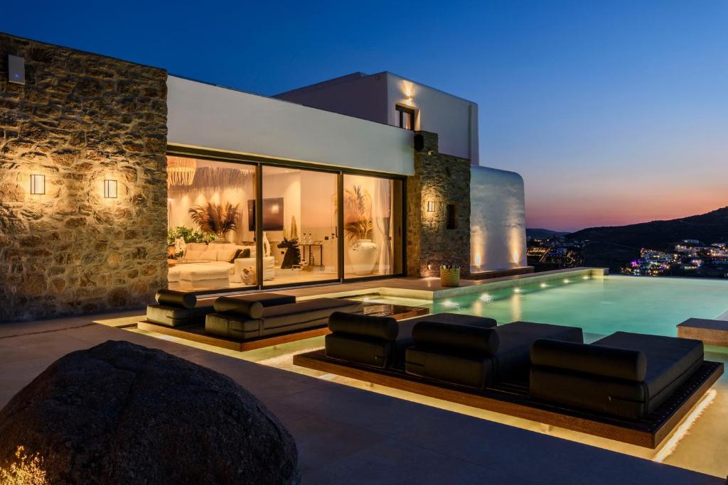 Kolam renang di atau dekat dengan Muse Mansion by Whitelist Mykonos