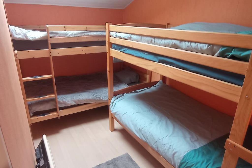 Posteľ alebo postele v izbe v ubytovaní Gite Glaïeul