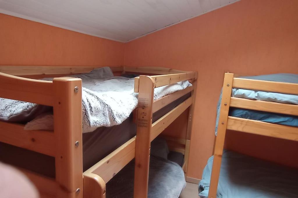 Posteľ alebo postele v izbe v ubytovaní Gite Glaïeul