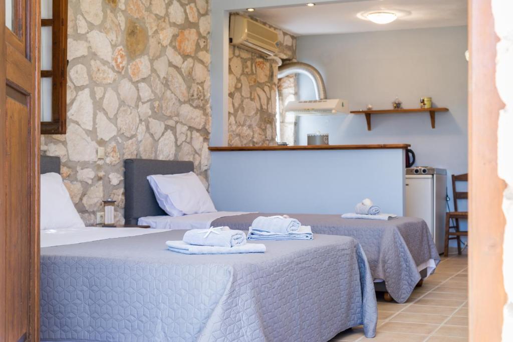 Krevet ili kreveti u jedinici u okviru objekta Abeloklima country house