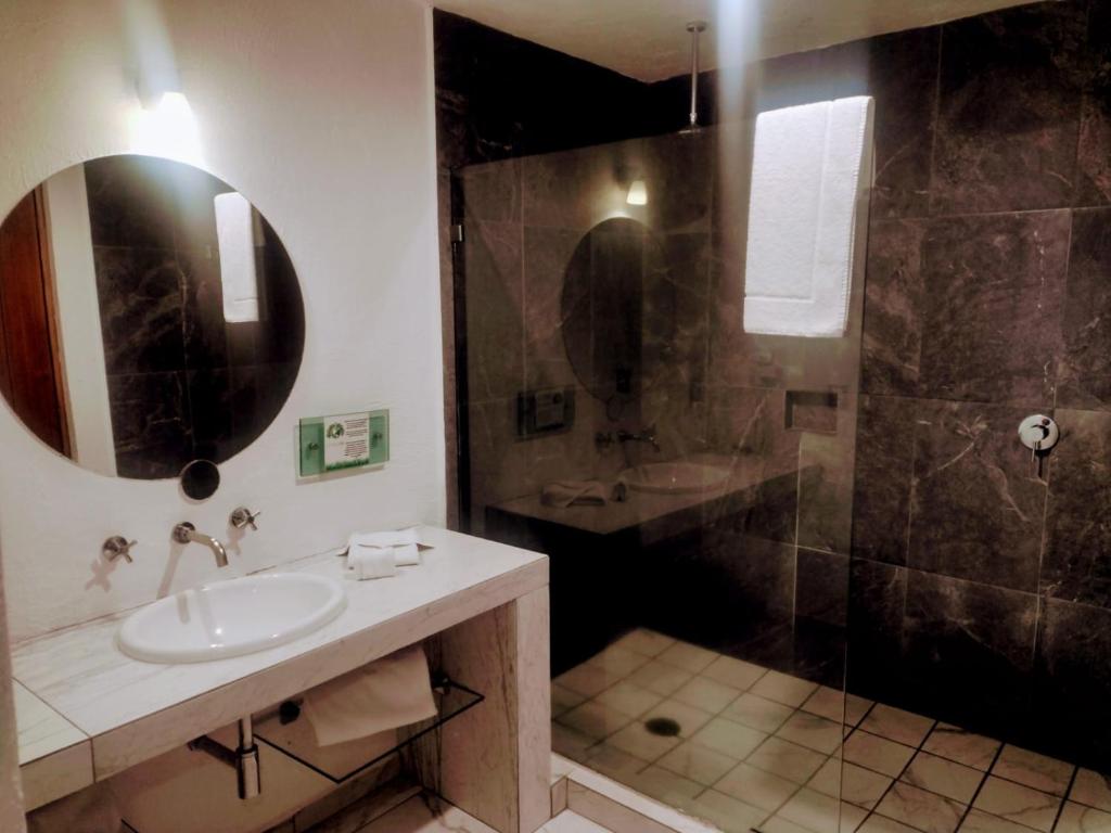 Koupelna v ubytování Hotel CLARUM 101