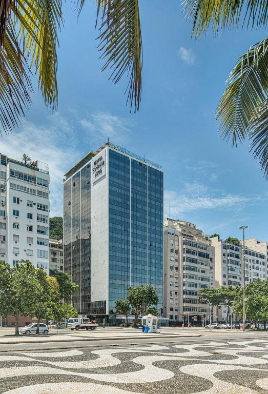 View of Leme and Copacabana Beach from Windsor Leme Hotel
