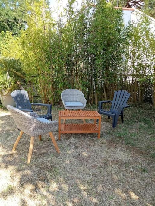Zahrada ubytování 400m de la plage Maison 3 chambres avec jardin