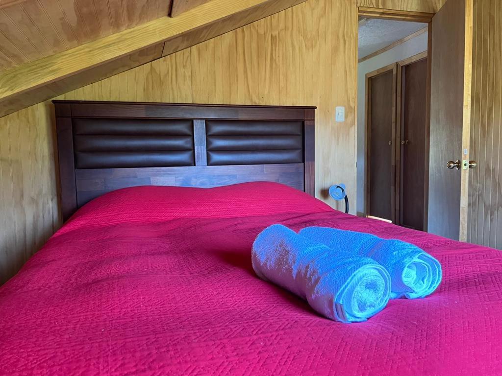 Postel nebo postele na pokoji v ubytování Hospedaje Hamiltons Place