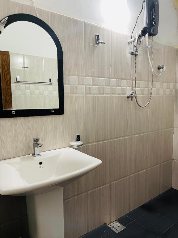 Koupelna v ubytování Ama Residence