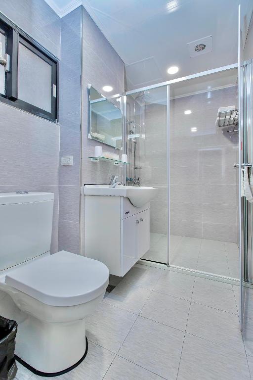 Koupelna v ubytování Huayu Homestay