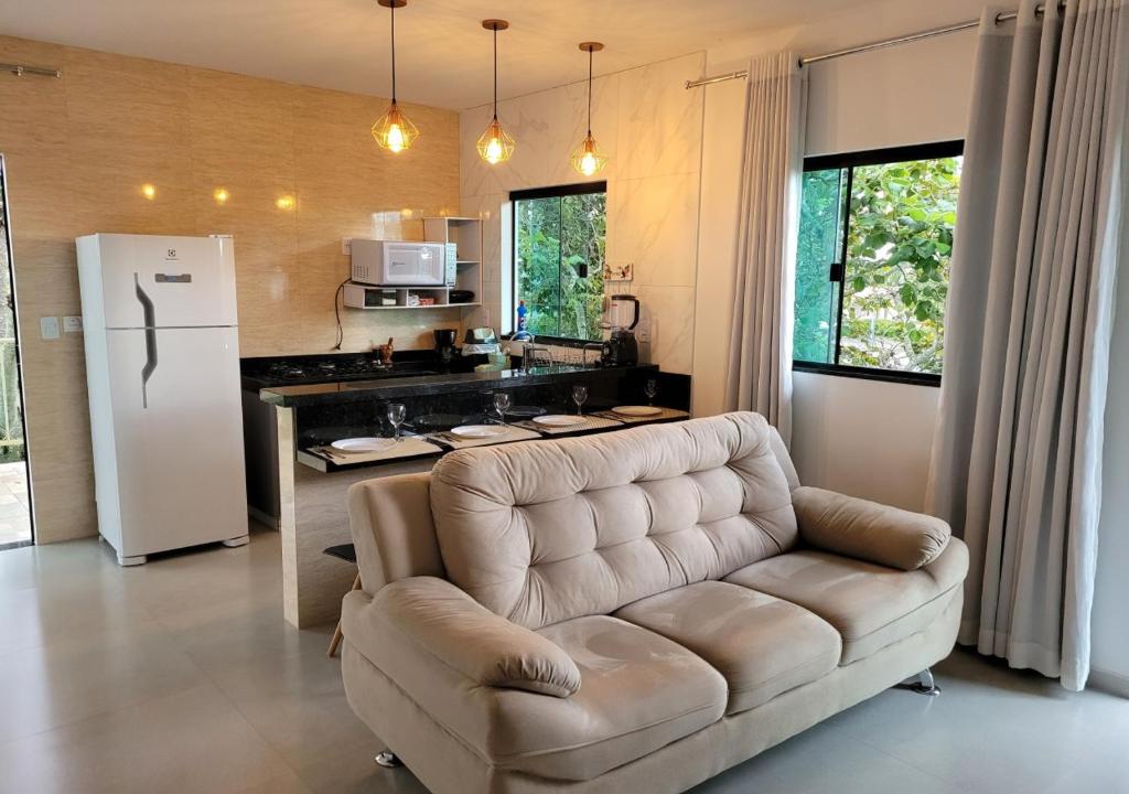 Kuchyň nebo kuchyňský kout v ubytování Flat Dona Branca