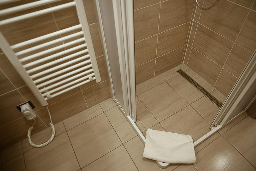 Koupelna v ubytování Penzion Sudomír