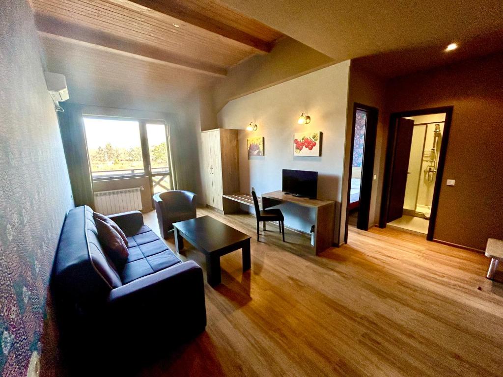 Posezení v ubytování Dragoman Hotel