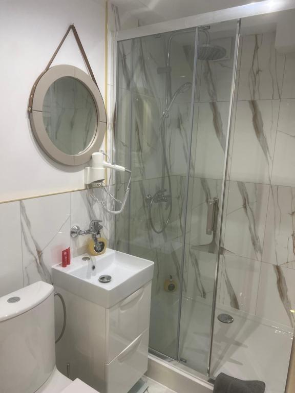 Kúpeľňa v ubytovaní Apartamenty u Ewy - EUROS