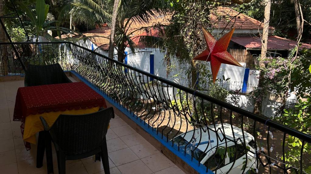 Balkón nebo terasa v ubytování Muffys Holiday Home