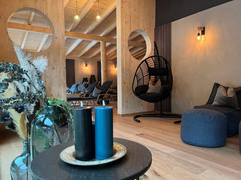 Fitness centrum a/nebo fitness zařízení v ubytování Alpengasthof Gern Alm