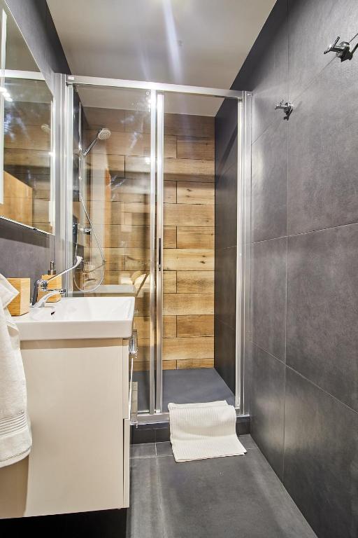 Koupelna v ubytování Apartmány Výsluní