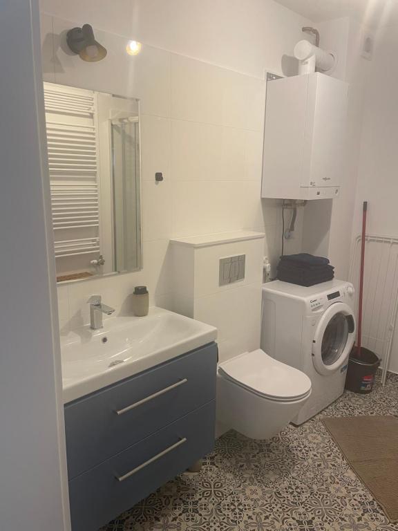 Kúpeľňa v ubytovaní Apartament Marta na Spokojnej