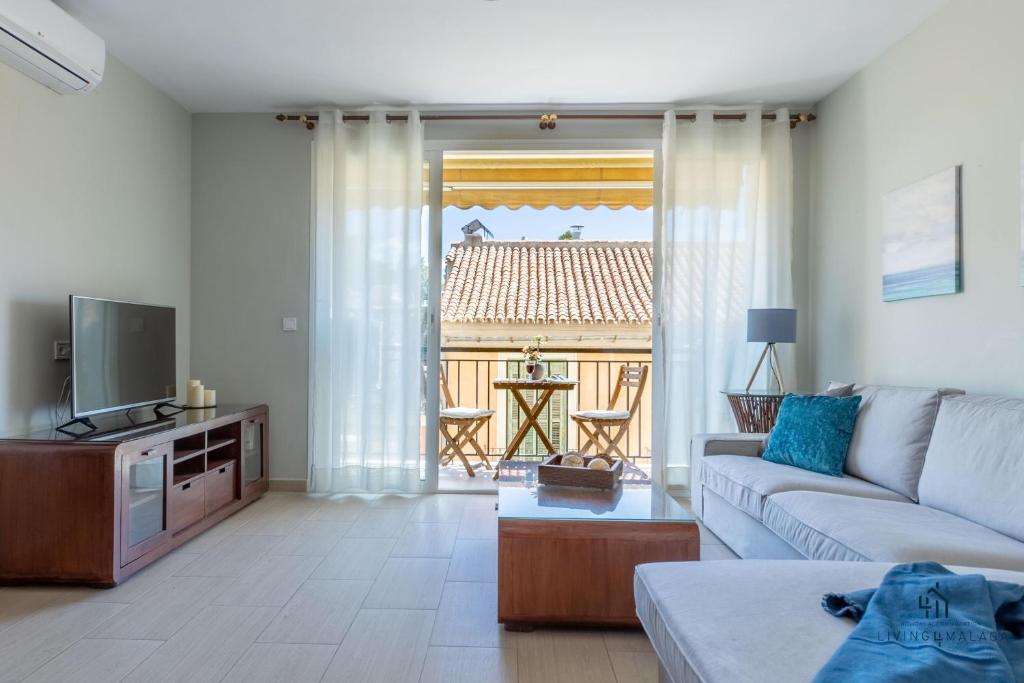 Posedenie v ubytovaní Living4Malaga Picasso Deluxe Apartment