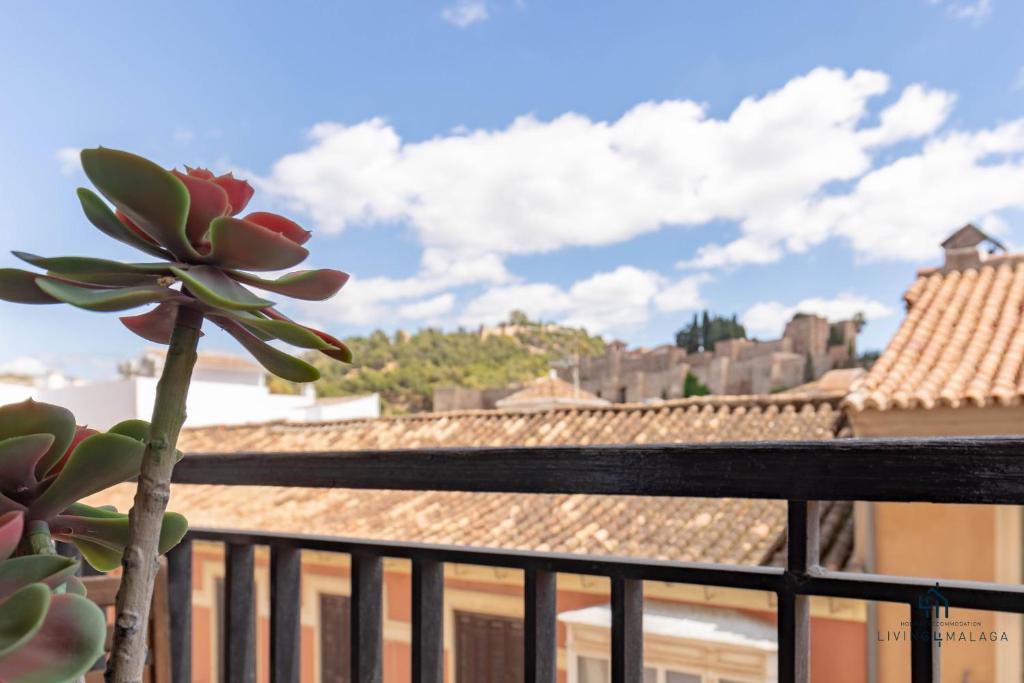 Balkón alebo terasa v ubytovaní Living4Malaga Picasso Deluxe Apartment
